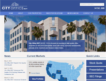 Tablet Screenshot of cityofficereit.com